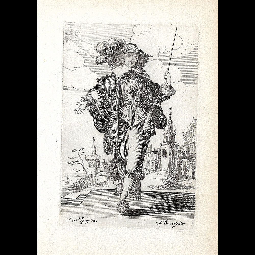 Abraham Bosse - La Noblesse Française à l'Eglise et le Jardin de la Noblesse - Réunion des 31 planches des 2 suites (circa 1629)