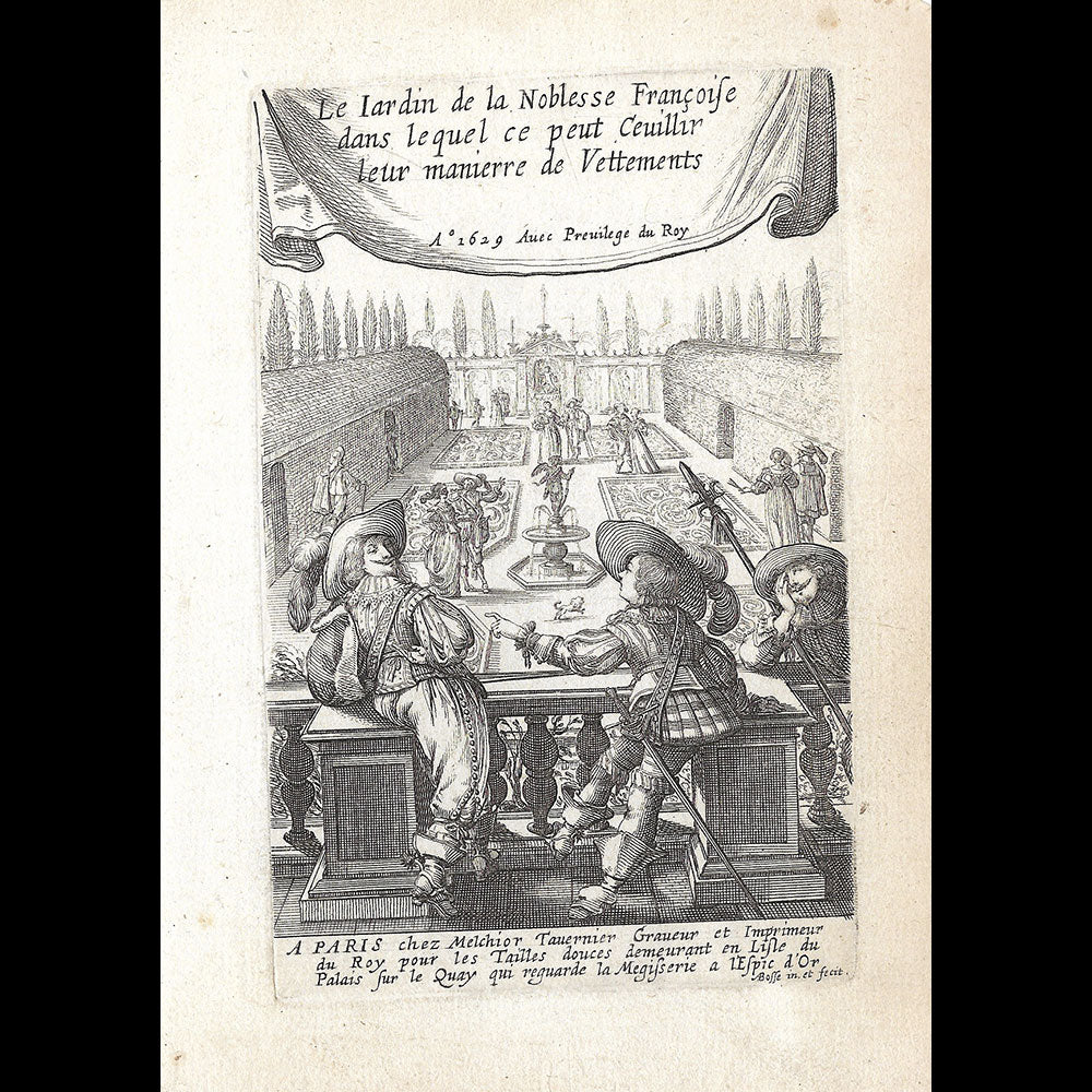 Abraham Bosse - La Noblesse Française à l'Eglise et le Jardin de la Noblesse - Réunion des 31 planches des 2 suites (circa 1629)