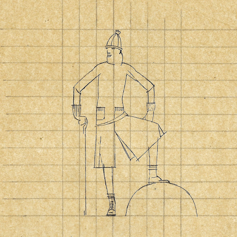 Mary Nowitzky - Projet de publicité, dessin de Bernard Boutet de Monvel (circa 1926)