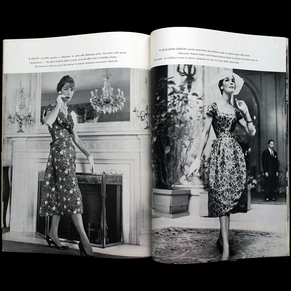 California Stylist, December 1957, couverture de Lois Jezek