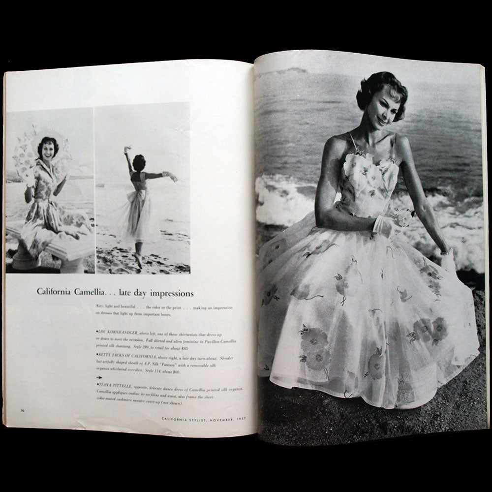 California Stylist, November 1957, couverture de Lois Jezek