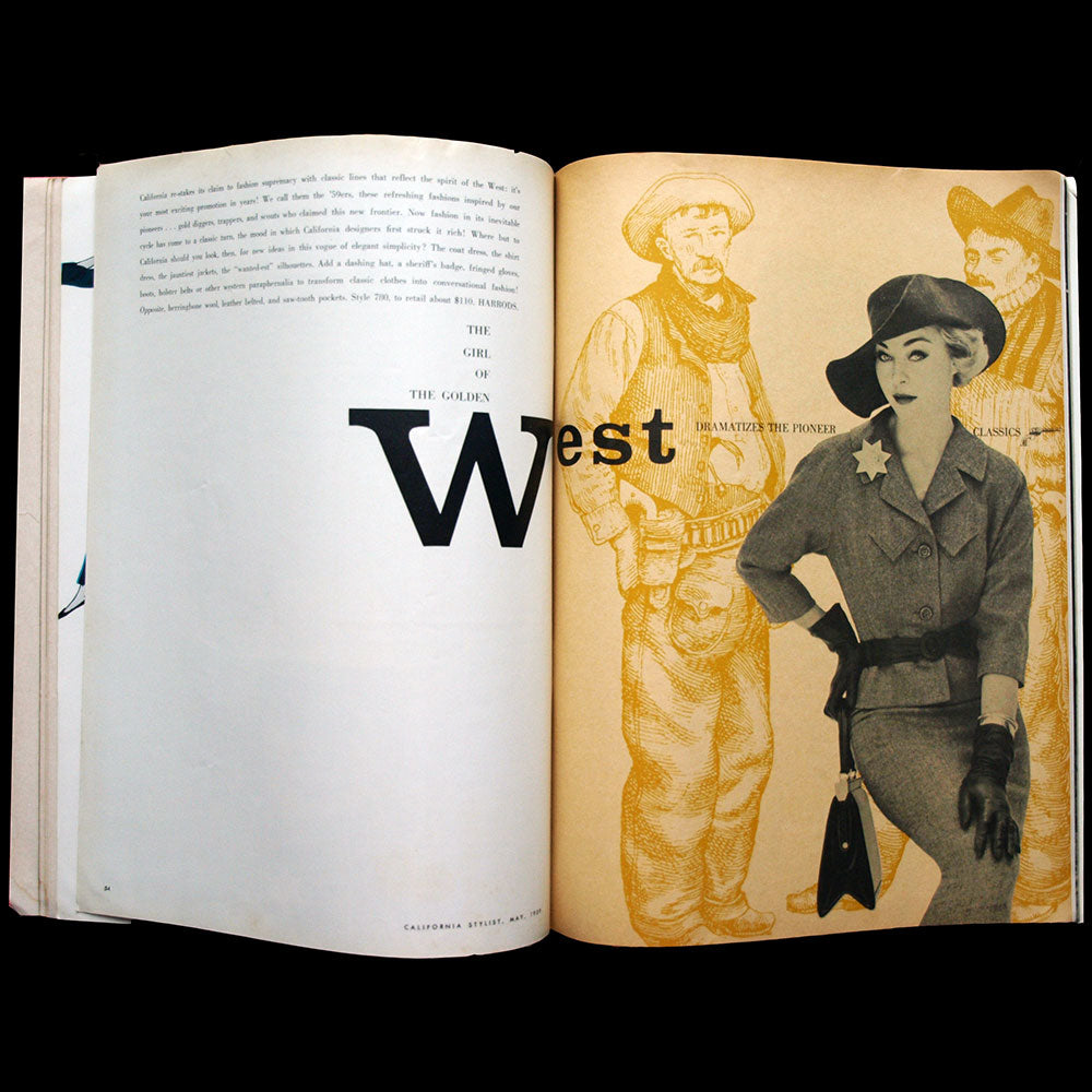 California Stylist, May 1959, couverture de Frances Blaker