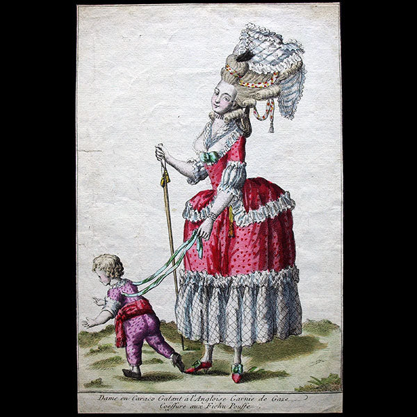 Mondhare - Collection de la Parure des Dames - Réunion de 7 gravures (circa 1780)