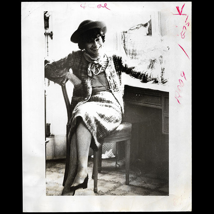 Coco Chanel, portrait par Hatami (1965)