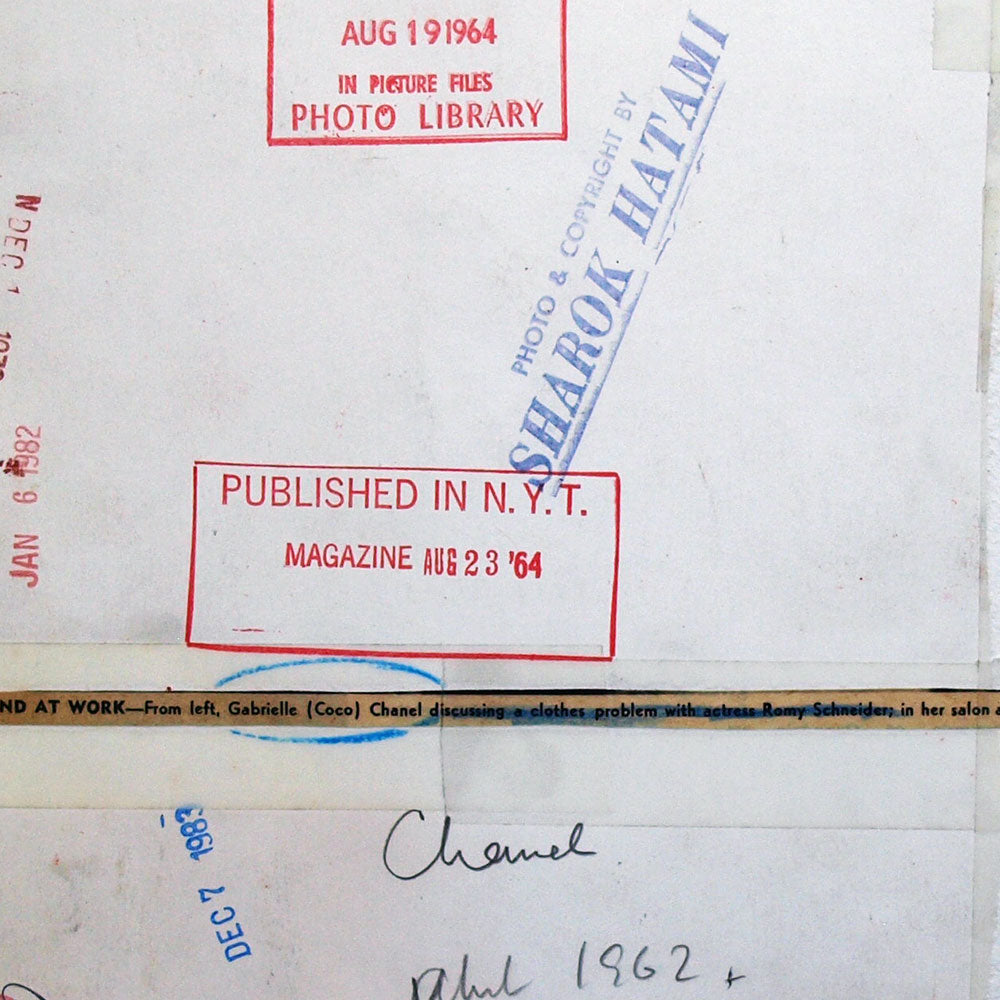 Gabrielle Chanel, portrait par Hatami (1962)