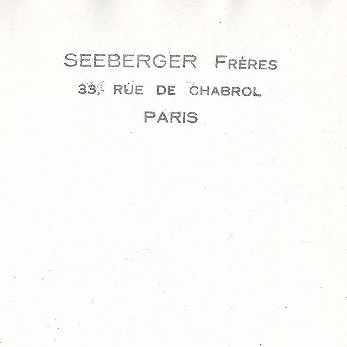 Chanel - Francesca Bertini habillée par Chanel, par Seeberger (circa 1925-1930)