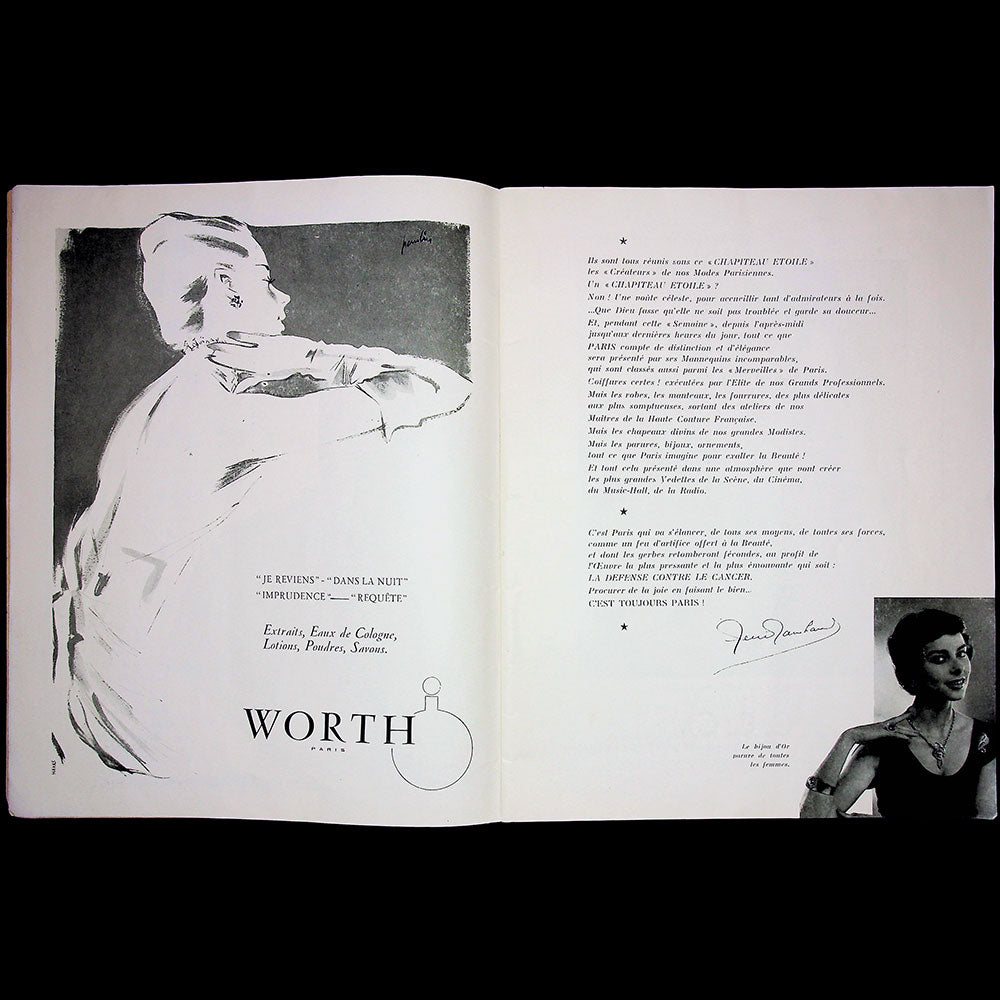 Sous le chapiteau étoilé - Programme de la Grande Semaine de la Beauté et de l'Elégance (1954)