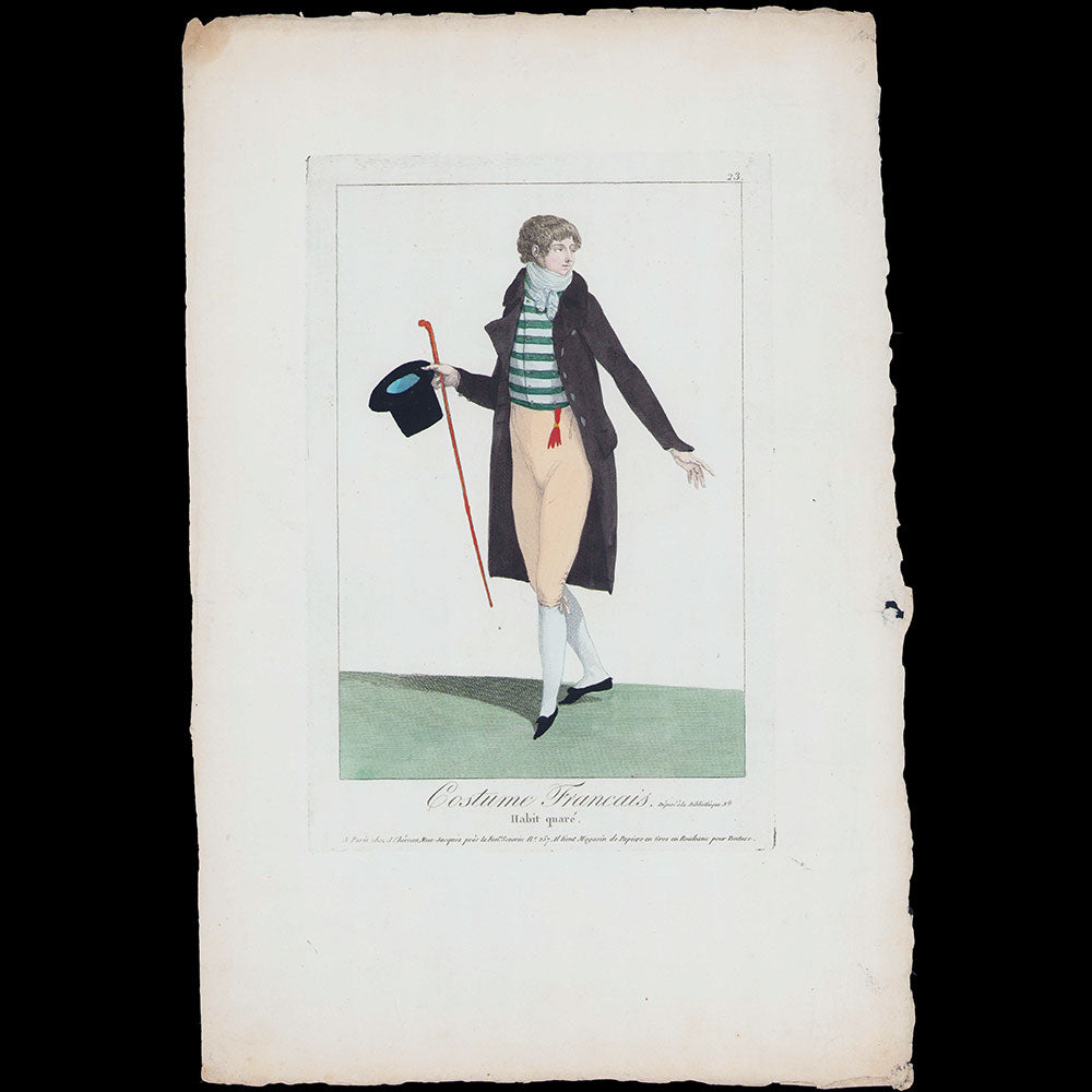 Chéreau - Costume Français - Réunion de 17 gravures (1798-1799)