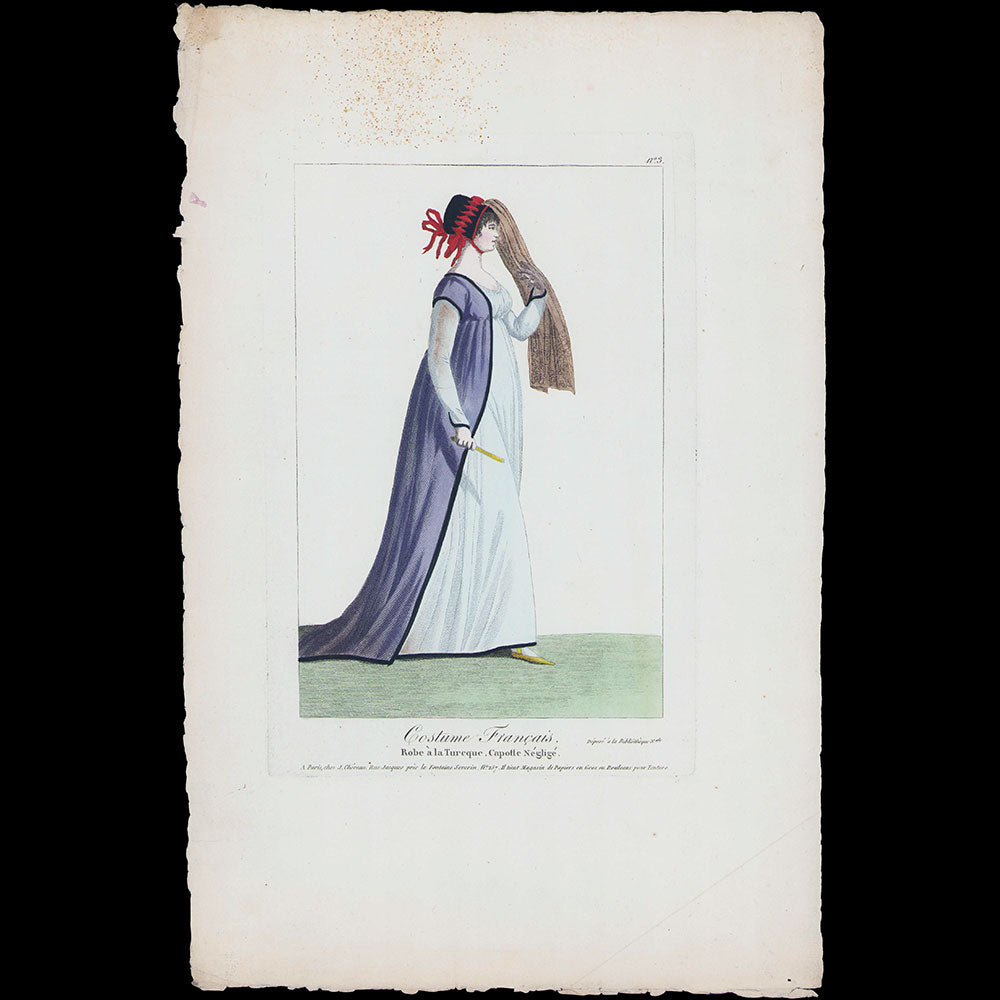 Chéreau - Costume Français - Réunion de 17 gravures (1798-1799)