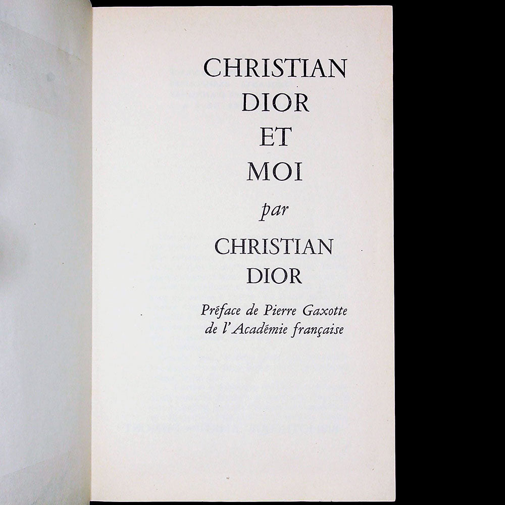 Christian Dior et moi (1956)