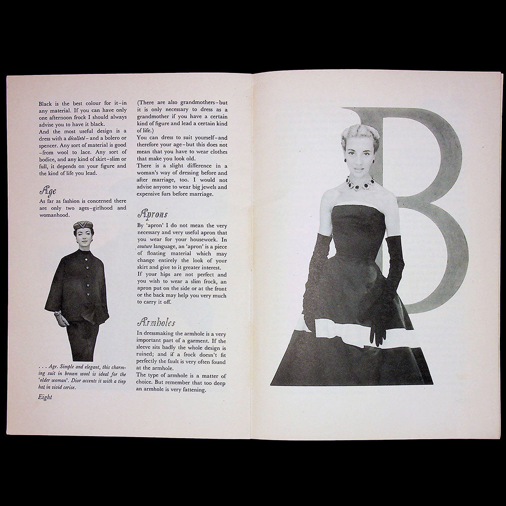 Christian Dior's little dictionary of fashion (1954)