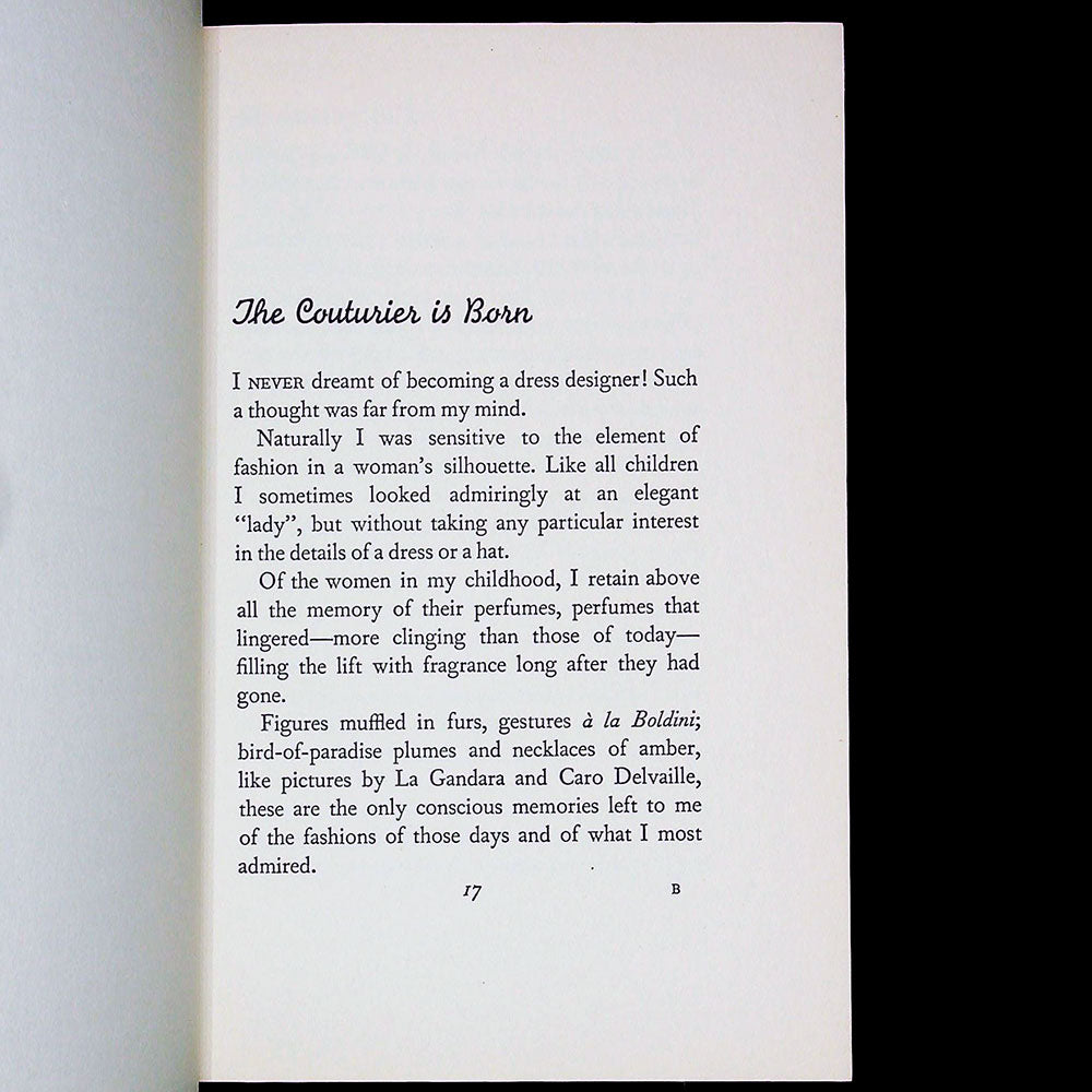 Christian Dior talking about Fashion, édition anglaise de Je suis couturier, propos de Christian Dior (1954)