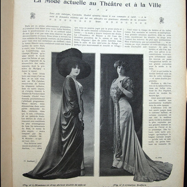 Comoedia illustré, réunion des 135 numéros du 15 décembre 1908 au 5 août 1914