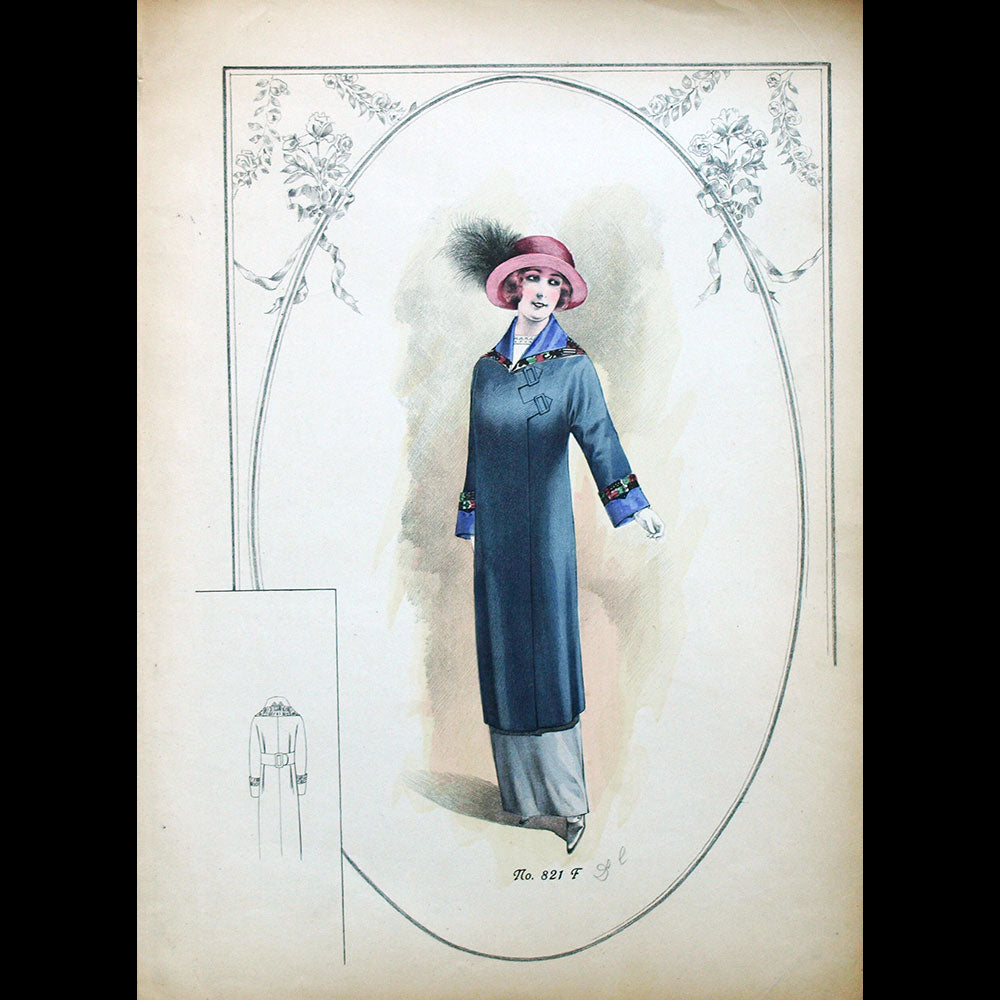 Drecoll - Ensemble de 10 gravures (circa 1910)