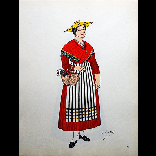 Costumes des Provinces Françaises, par Emile Gallois (circa 1950)