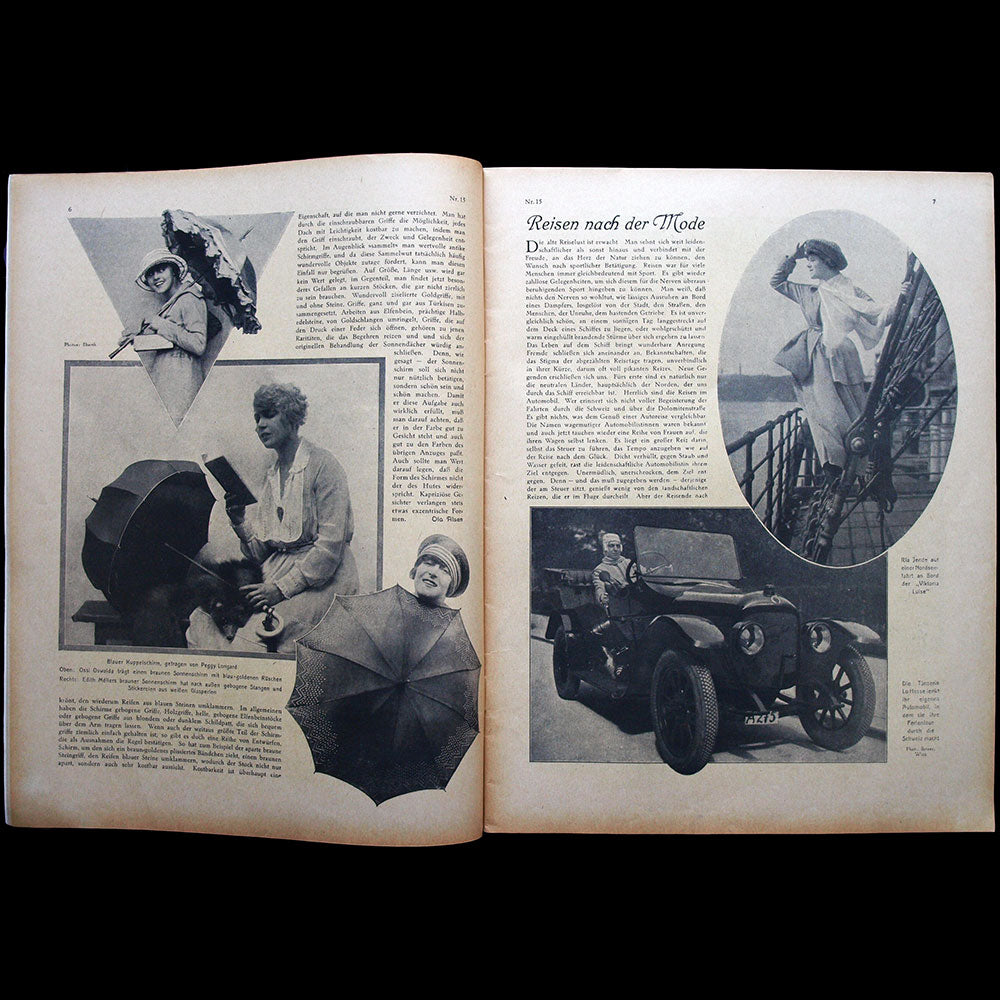 Elegante Welt, n°15, couverture d'A. M. Cay (1919)