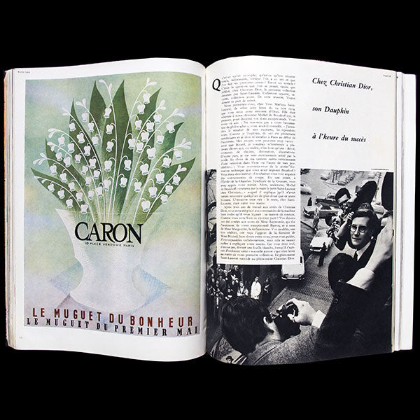 Vogue France (mars 1958), couverture de William Klein