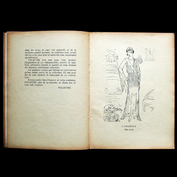 Palmyre 1830-1930 élégances parisiennes, savoir plaire (1930)