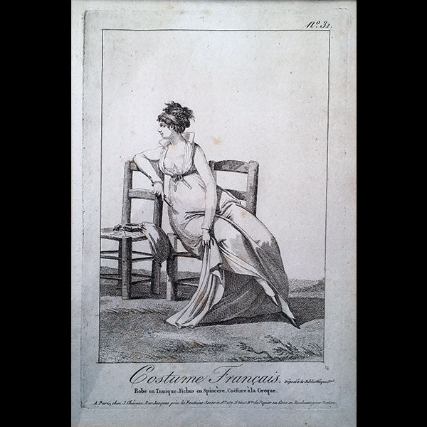 Chéreau - Costume Français, planches n°29, 31, 32 et 46 (circa 1798-1799)