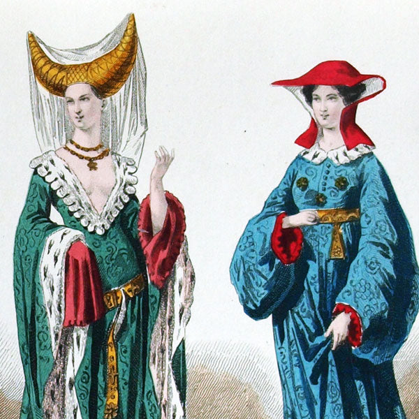 Challamel - Histoire de la mode en France, illustration de F. Lix (1875)