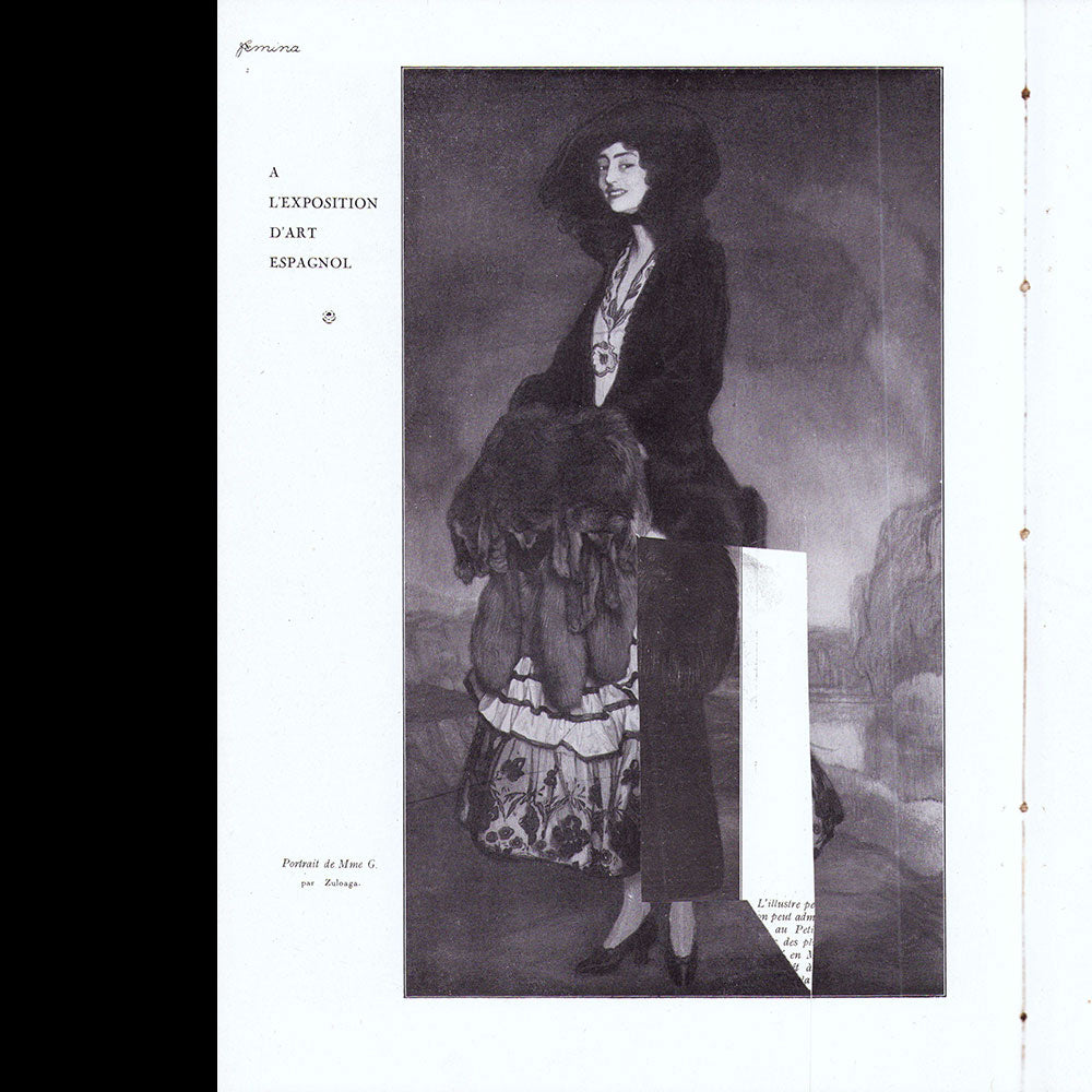 Fémina - Réunion de 7 numéros des années 1919 et 1920, exemplaire de Karl Lagerfeld