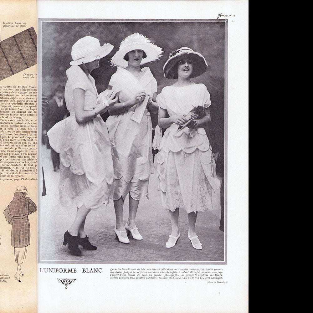 Fémina (août 1919), couverture de René Lelong