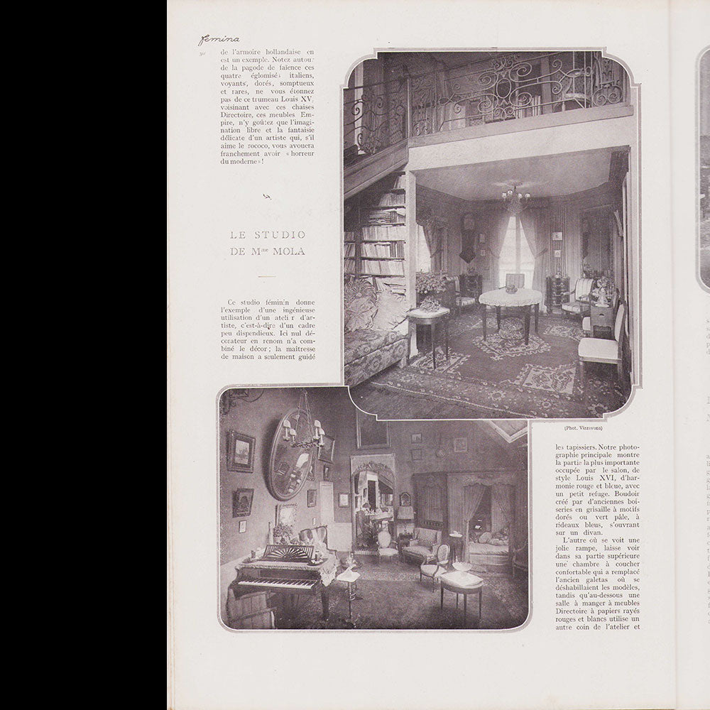 Fémina (mai 1919), couverture de Suzanne Minier