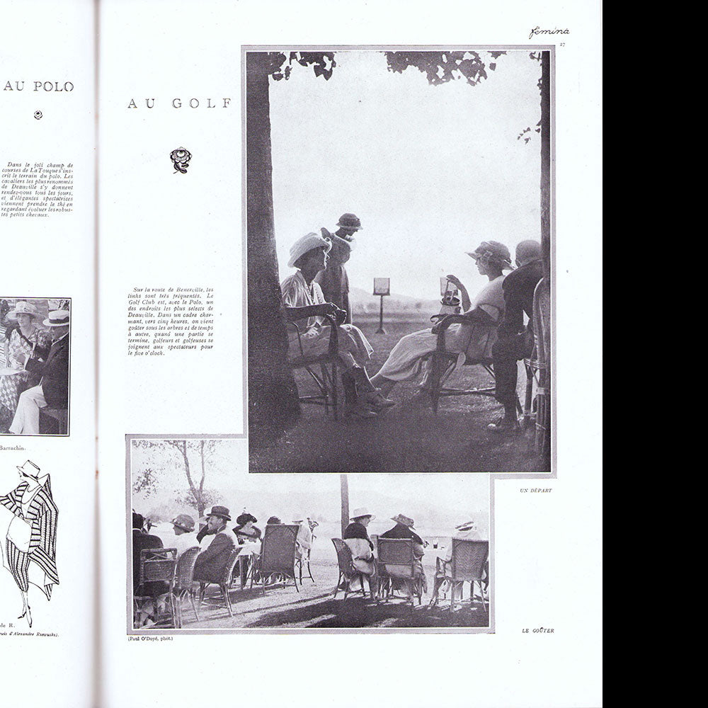 Fémina (septembre 1919) , couverture d'André Edouard Marty