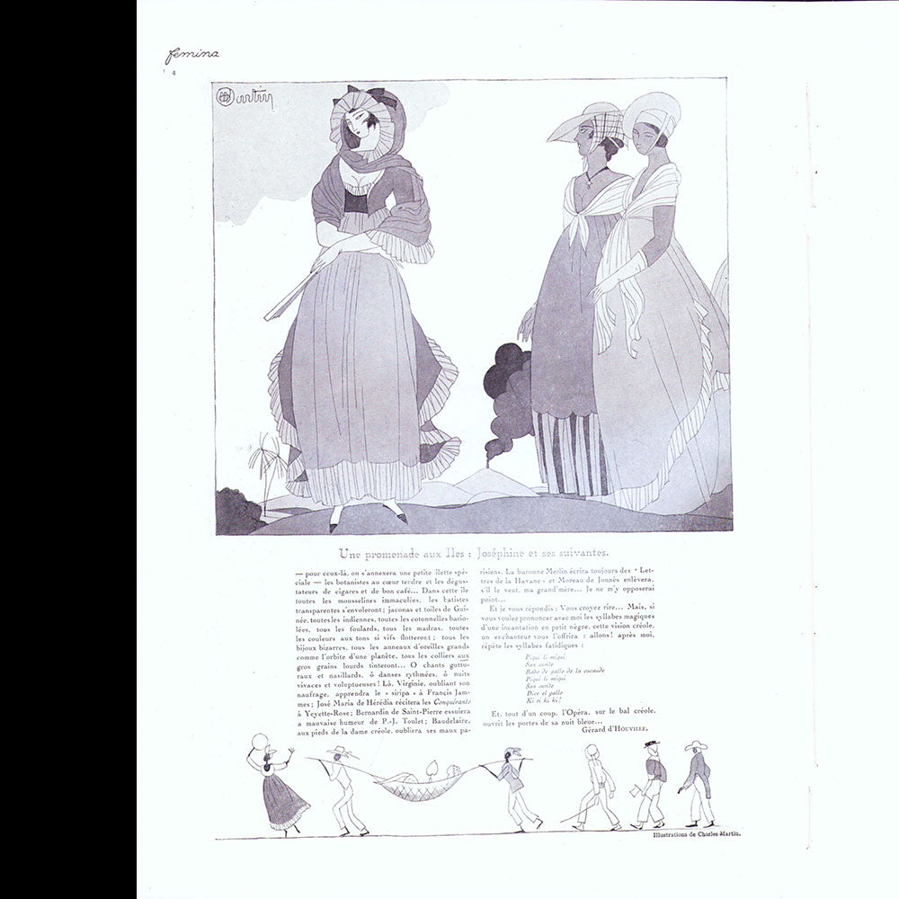 Fémina (juillet 1925), le Pavillon de l'Elégance à l'Exposition des Arts Décoratifs