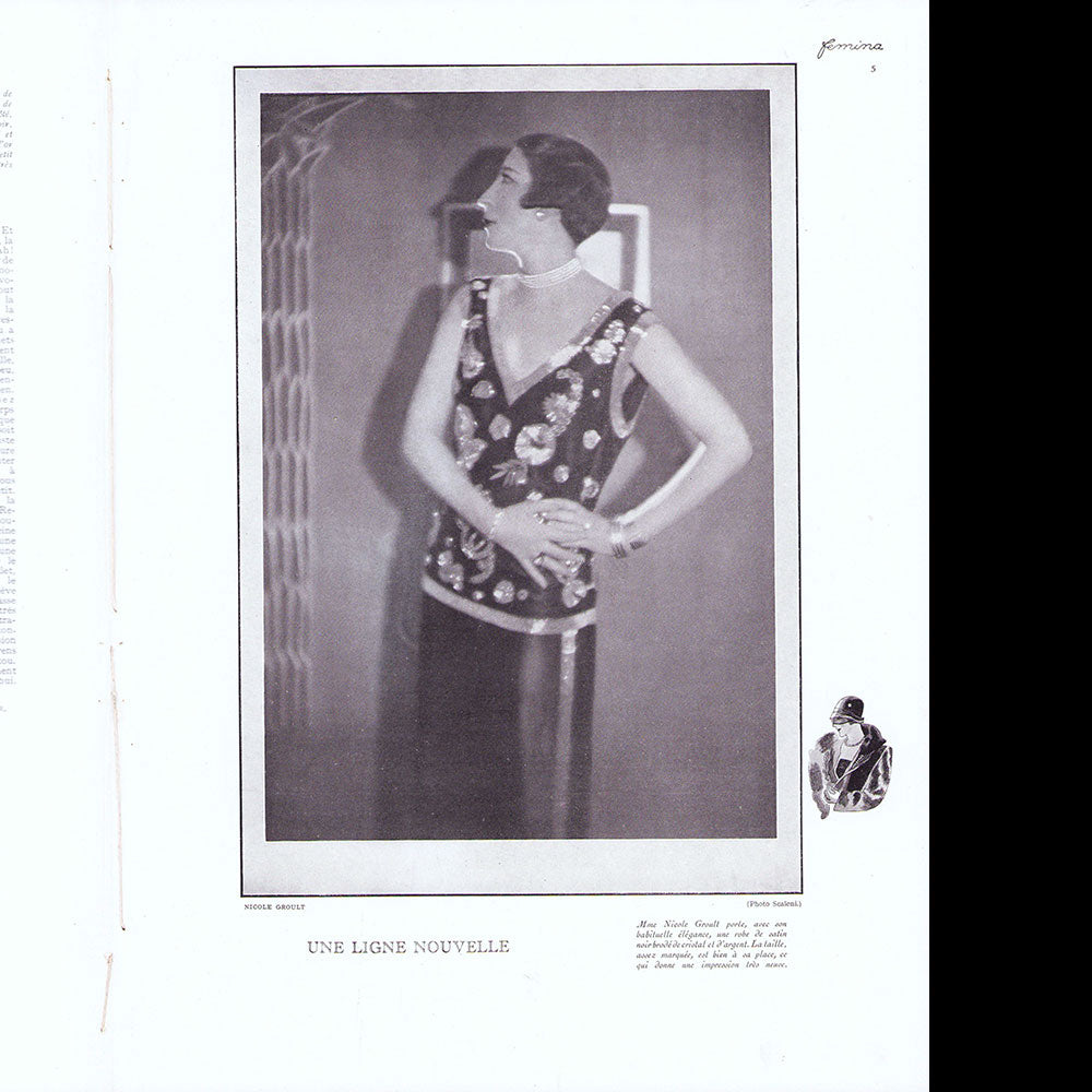 Fémina (mars 1925), couverture de Pierre Brissaud