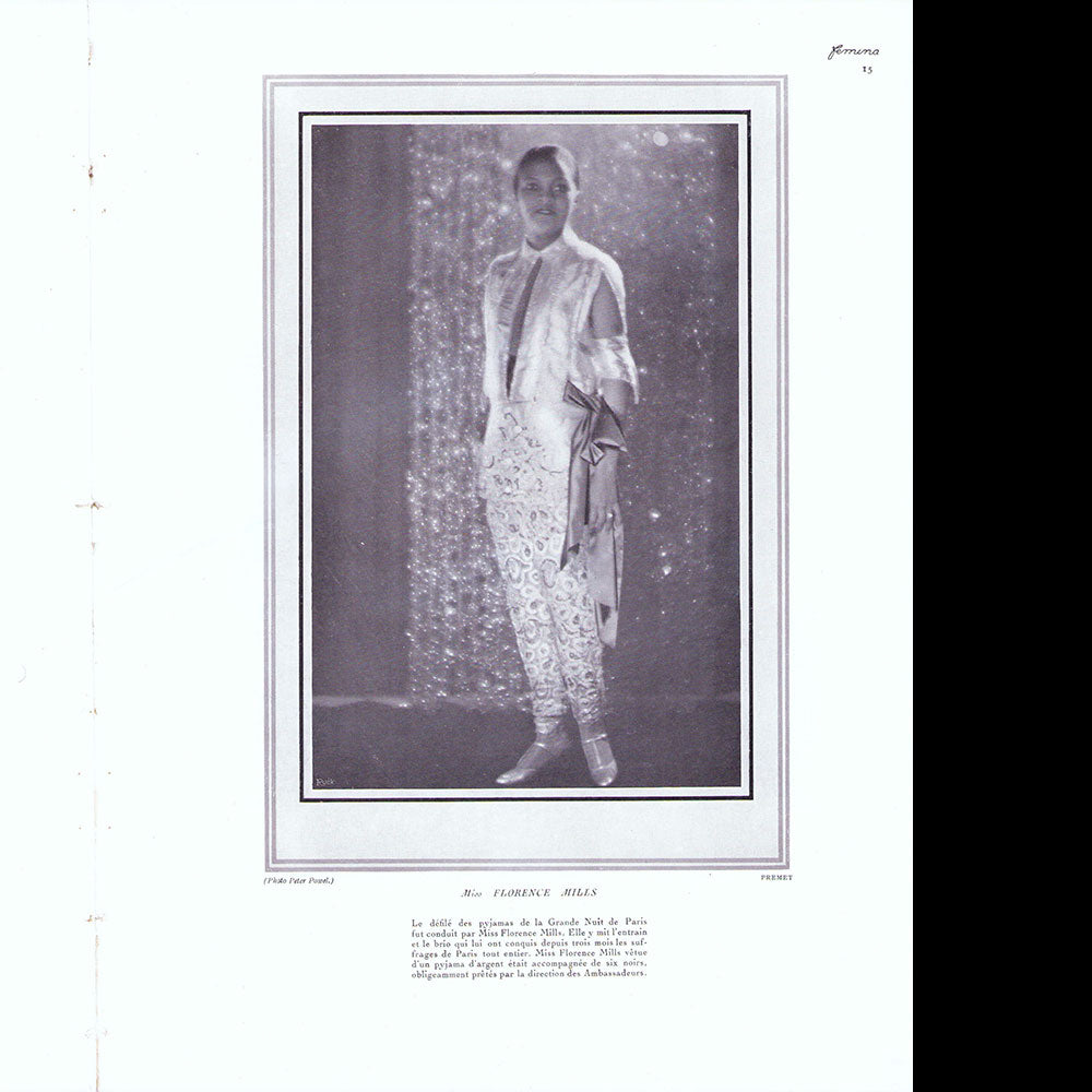 Fémina (août 1926), couverture de Zinoview