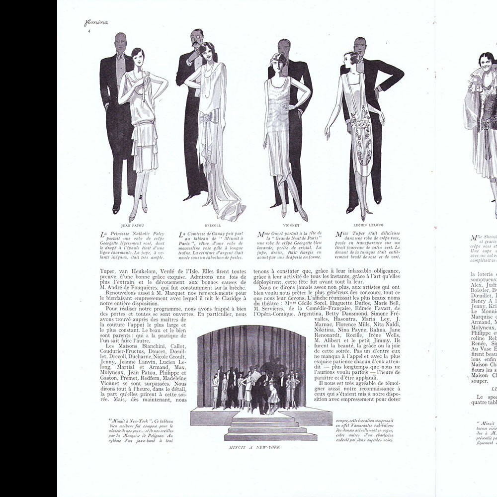 Fémina (août 1926), couverture de Zinoview