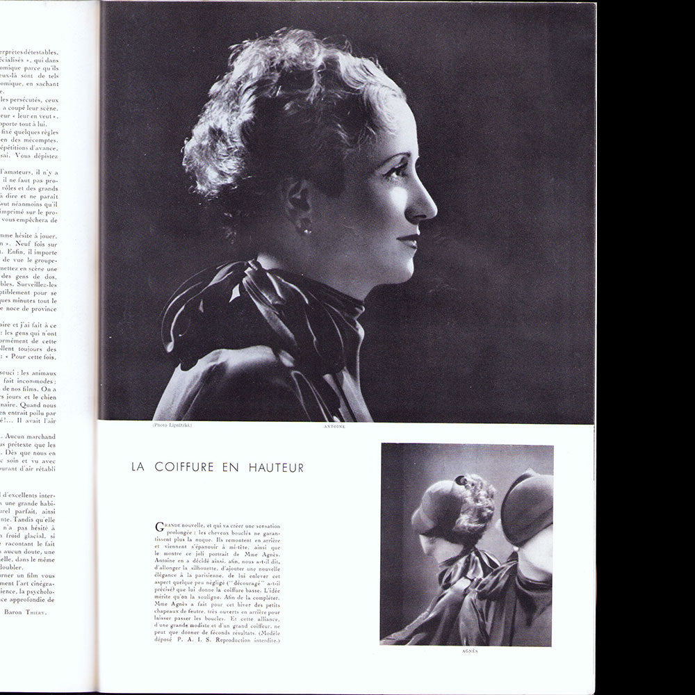 Fémina (novembre 1933), couverture de Léon Bénigni