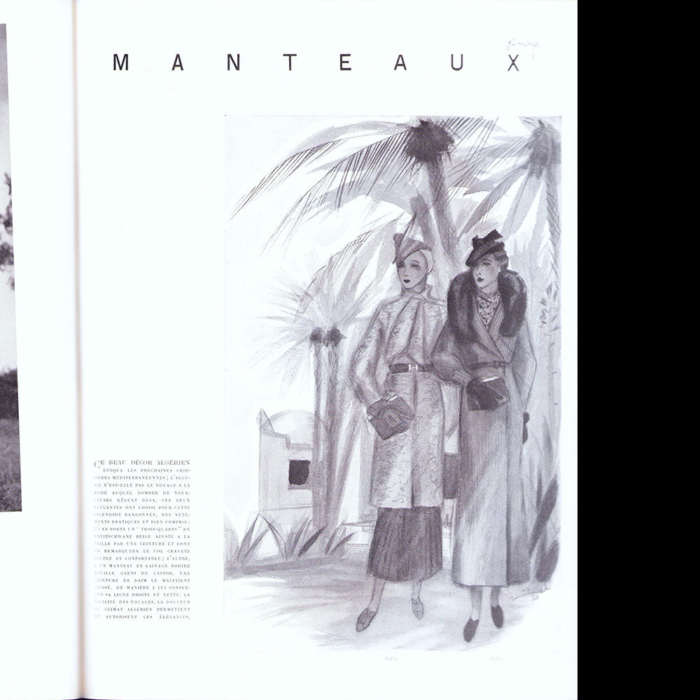 Fémina (novembre 1933), couverture de Léon Bénigni