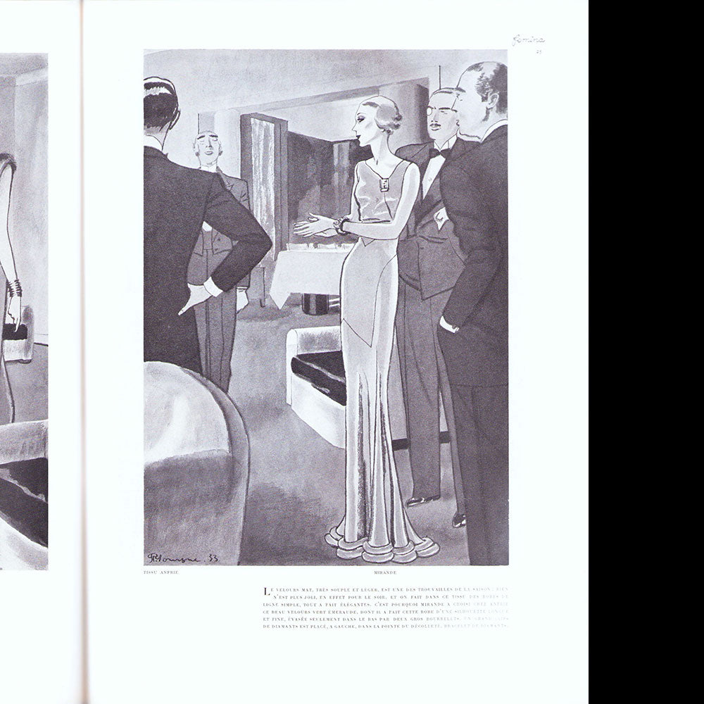 Fémina (novembre 1933), couverture de Léon Bénigni