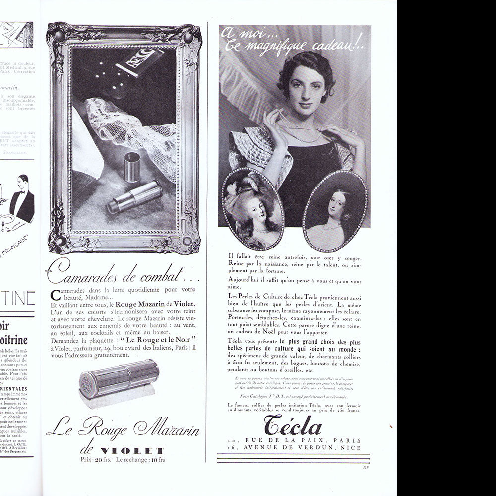 Fémina (novembre 1933), couverture de Léon Bénigni