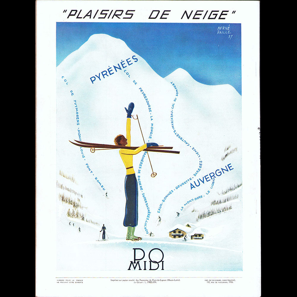 Fémina (janvier 1937), couverture de Meerson