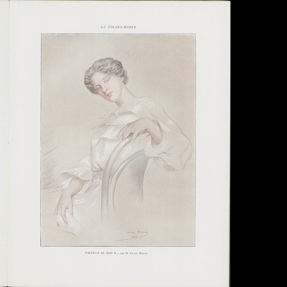 Le Figaro-Modes, août 1904, couverture de Raoul du Gardier