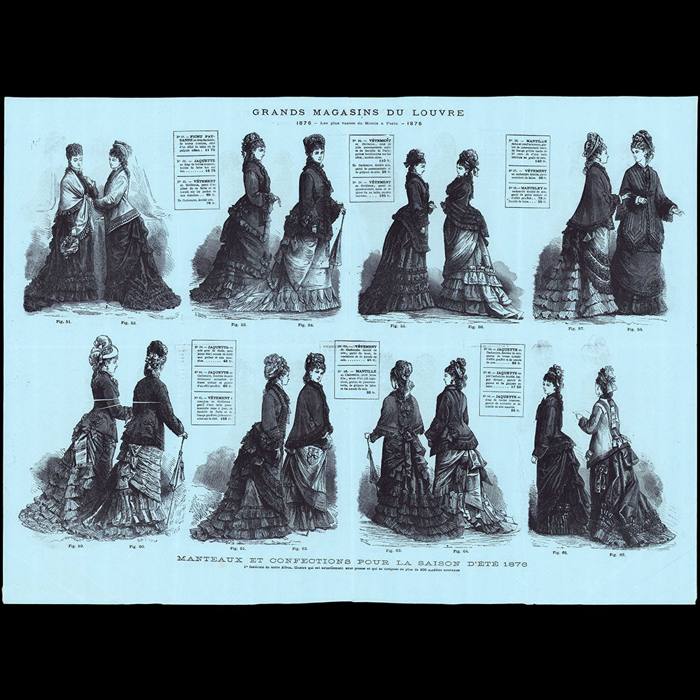 Grands Magasins du Louvre - Manteaux et Confections pour la saison d'été 1876