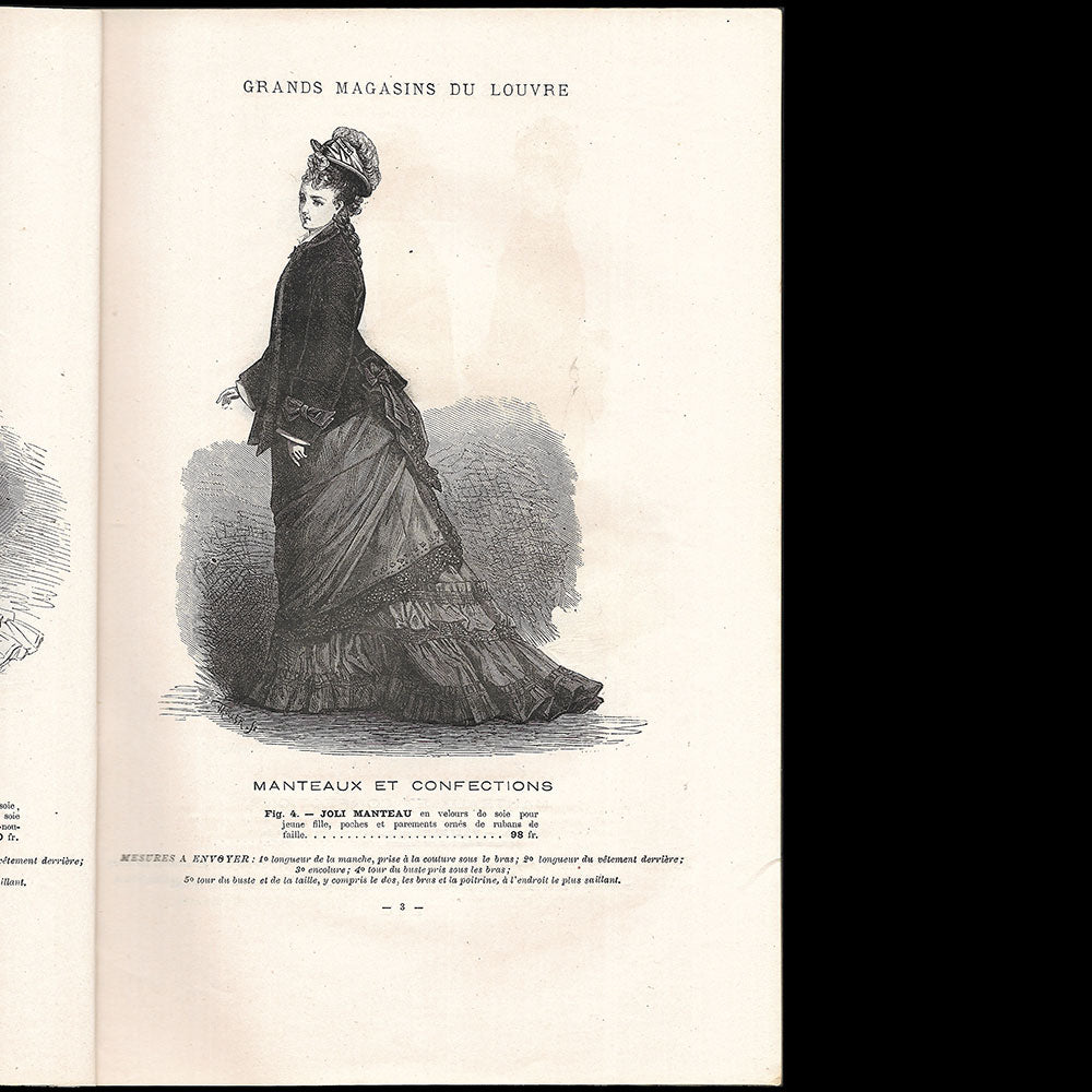 Grands Magasins du Louvre - Catalogue Saison d'Hiver 1875-1876