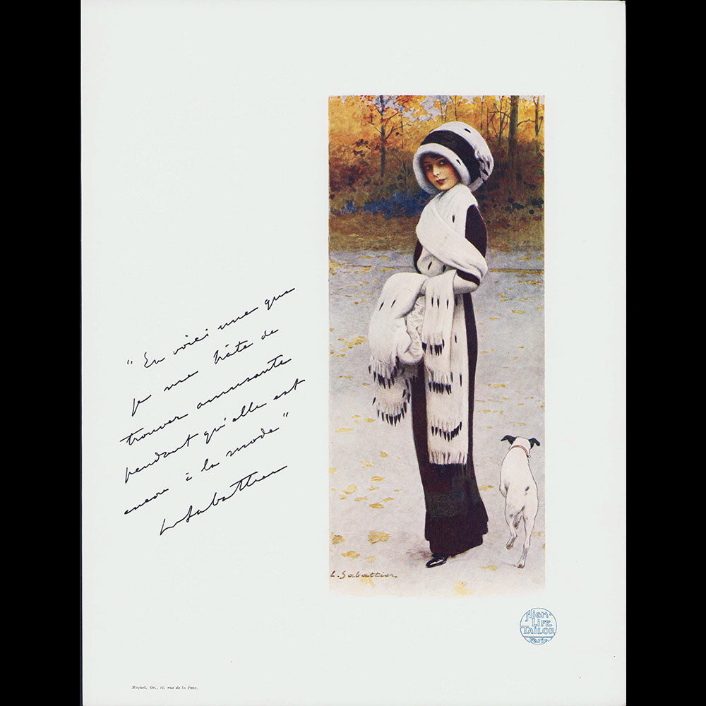 High Life Tailor -  Nos Artistes donnent leur opinion sur la toilette de la femme (1911)