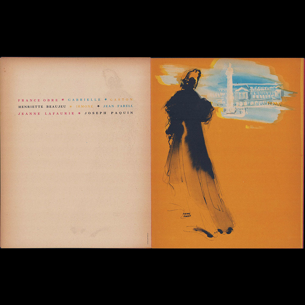 Hommage à nos alliés par la haute couture Parisienne (1945)