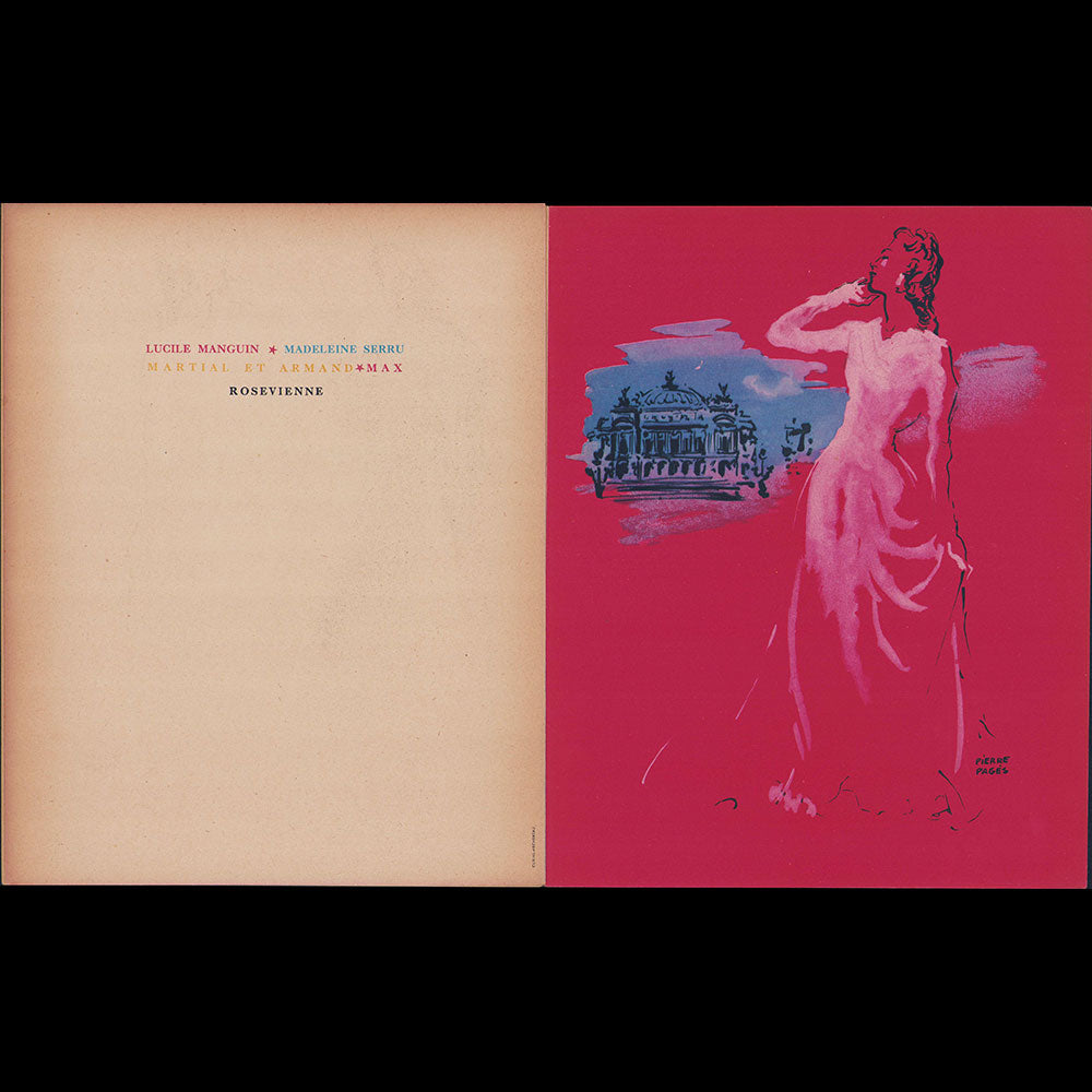 Hommage à nos alliés par la haute couture Parisienne (1945)