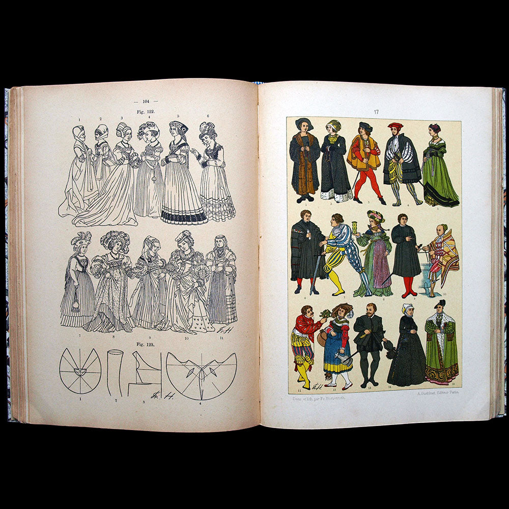 Hottenroth - Le Costume chez les Peuples Anciens et Modernes, nouvelle série (1896), exemplaire d'Erté