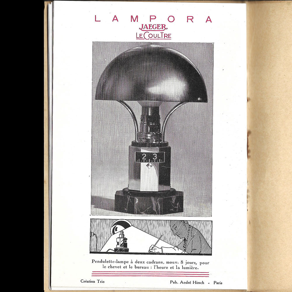 Jaeger-Lecoultre - Catalogue Chefs-d'oeuvre des temps modernes (circa 1932-1937)