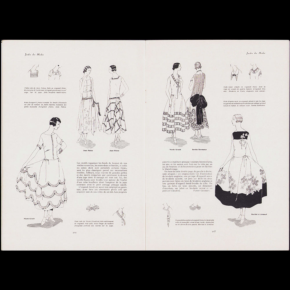 Le Jardin des Modes, n°59, 15 juin 1924, couverture d'André-Edouard Marty