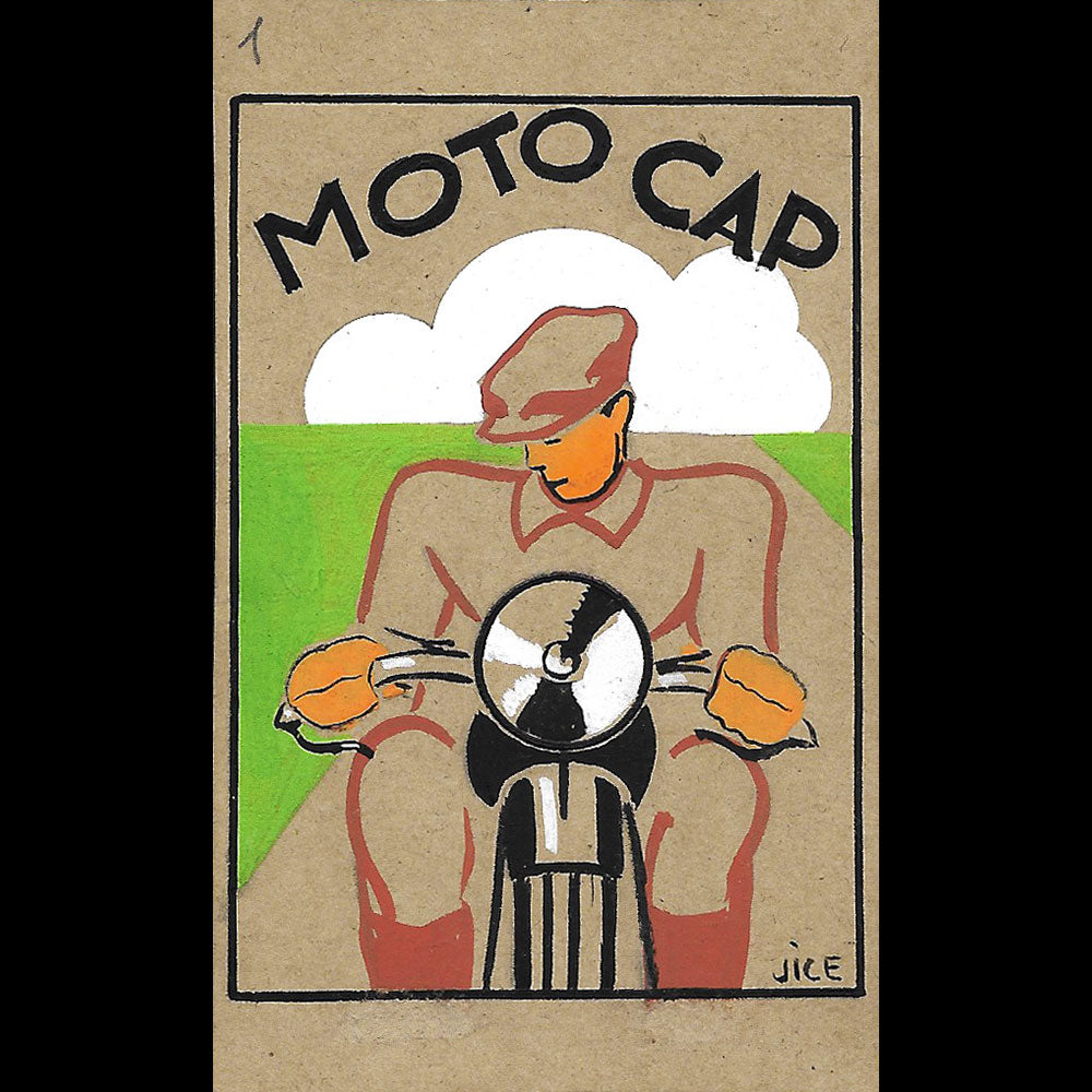 Jicé - Recueil de 25 dessins originaux de casquettes (1936)