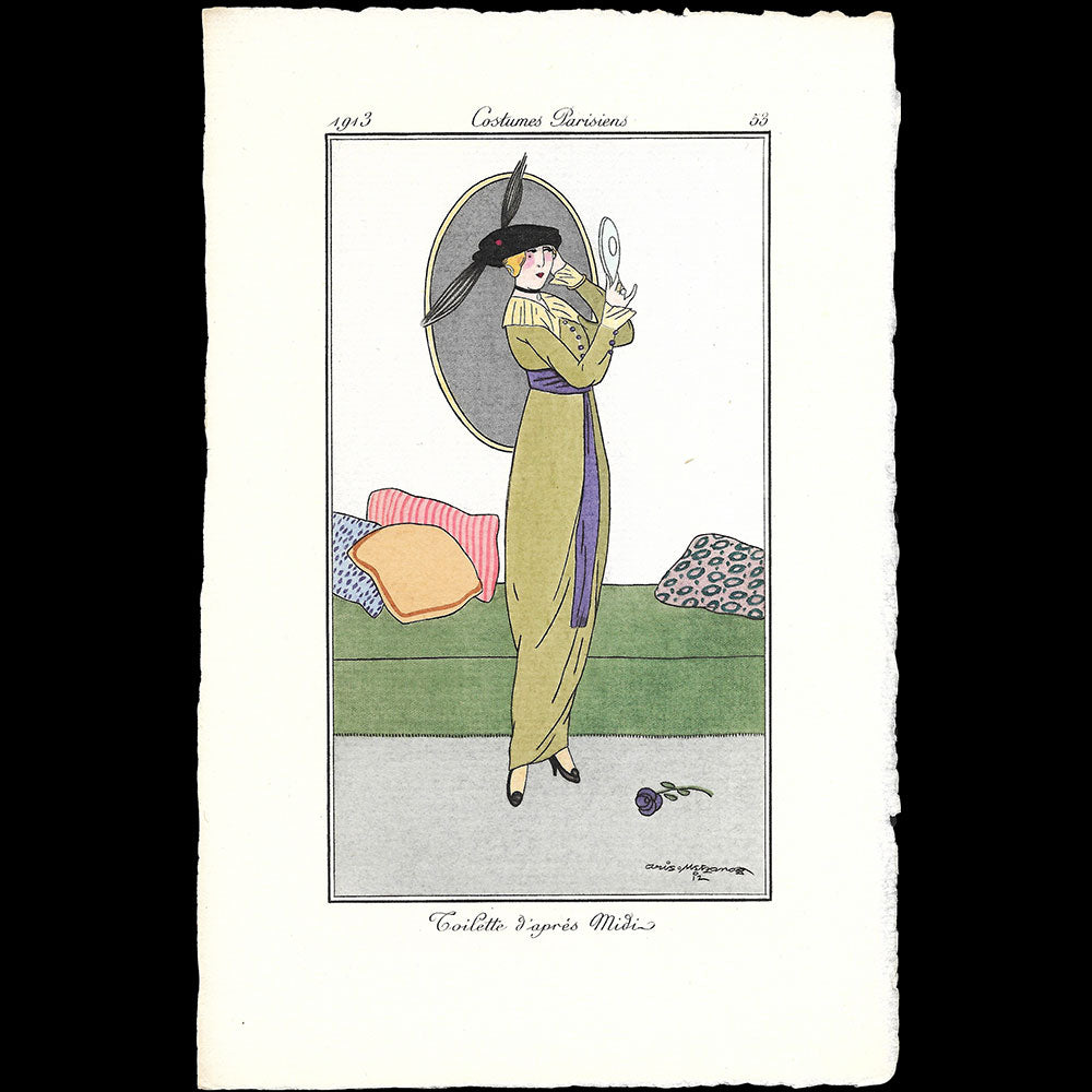 Le Journal des Dames et des Modes, Costumes Parisiens, n°25, 1913