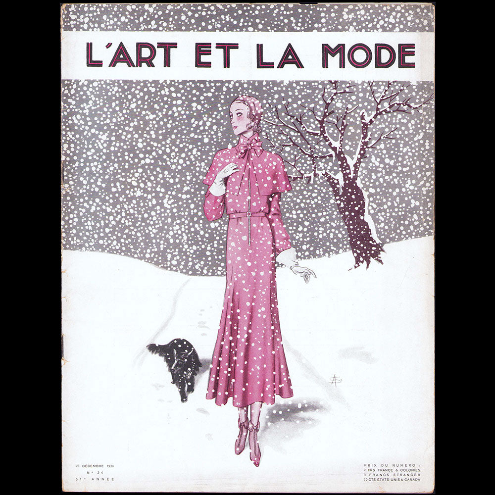 L’Art et la Mode (20 décembre 1930), couverture de Soulié