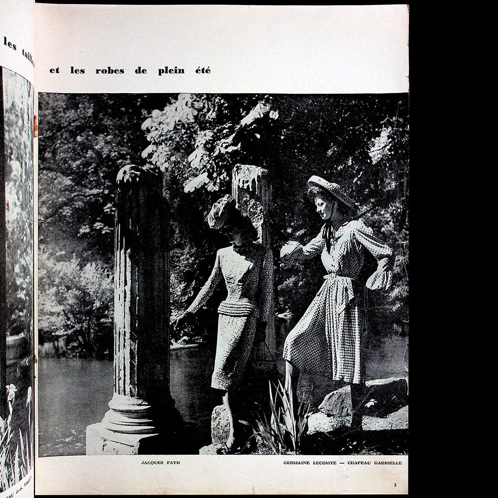 L’Art et la Mode (juin 1942), couverture de Pinta